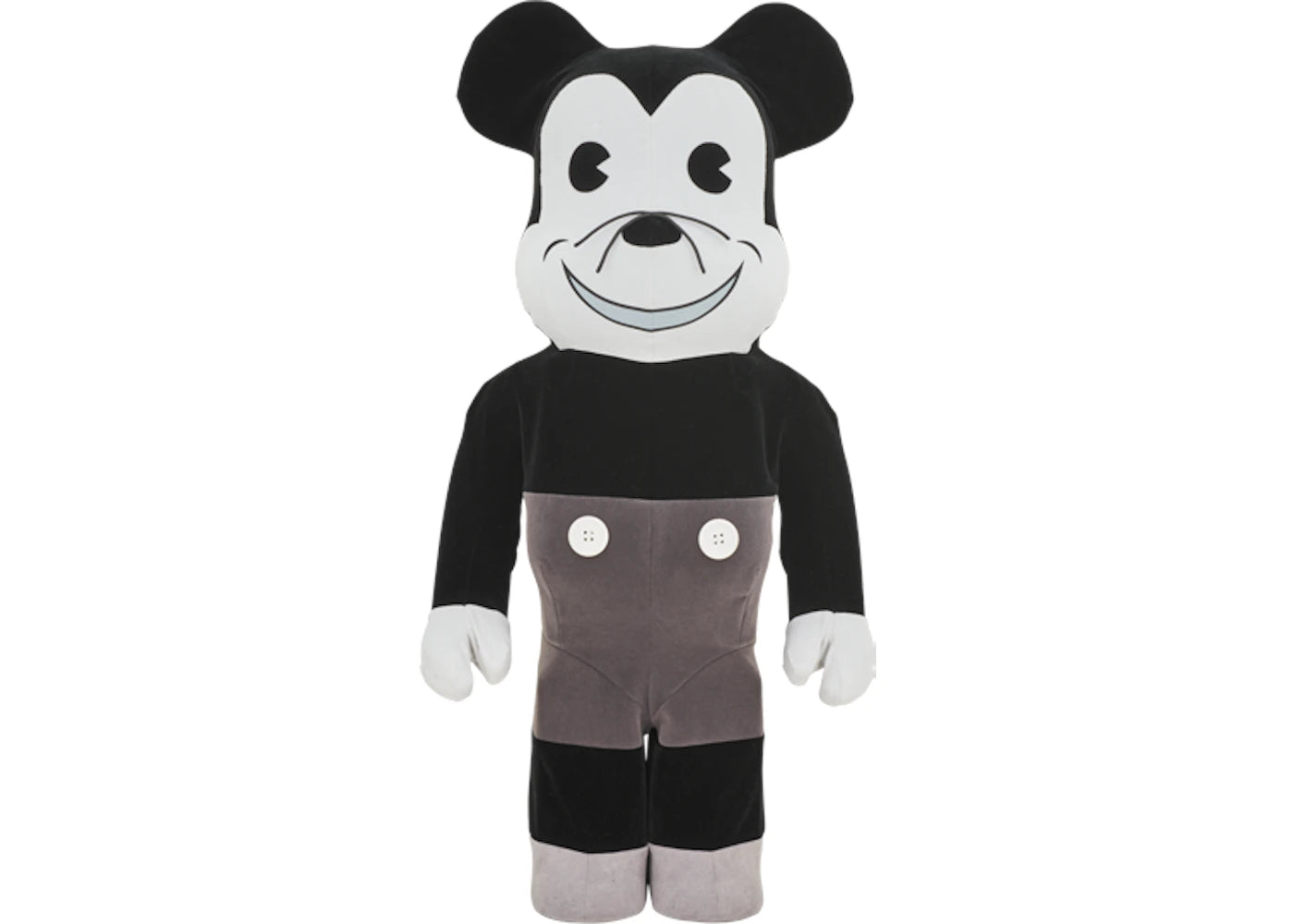 Bearbrick x Disney Mickey Mouse Vintage Version 1000% Black/White