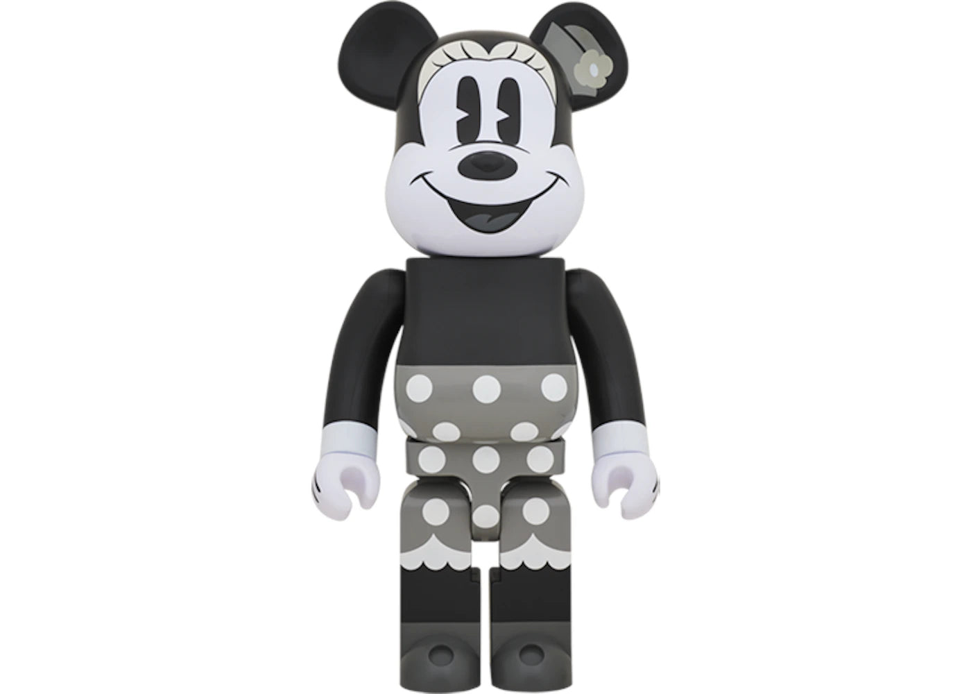 Bearbrick x Disney Minnie Mouse B&W Version 1000% Multi