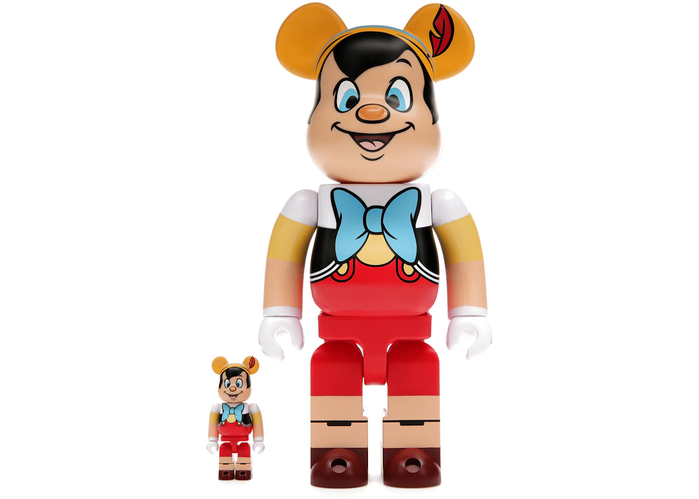 Bearbrick x Disney Pinocchio 100% & 400% Set