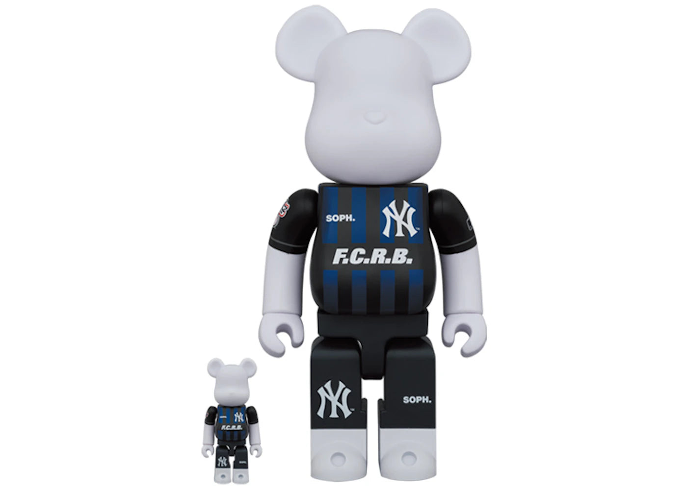 Bearbrick x F.C.R.B. x MLB (New York Yankees) 100% & 400% Set