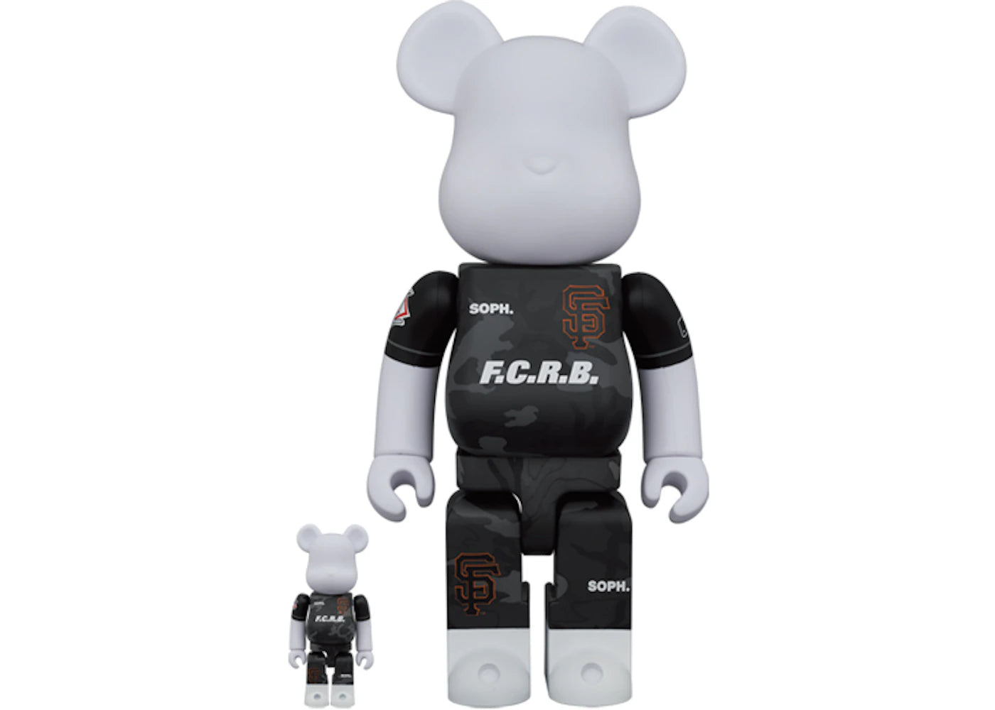 Bearbrick x F.C.R.B. x MLB (San Francisco Giants) 100% & 400% Set