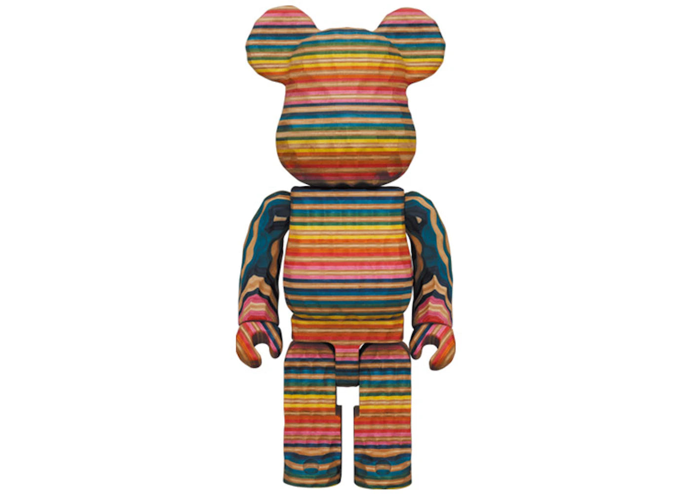 Bearbrick x Fragment x Haroshi Karimoku (Carved Wooden) 400%