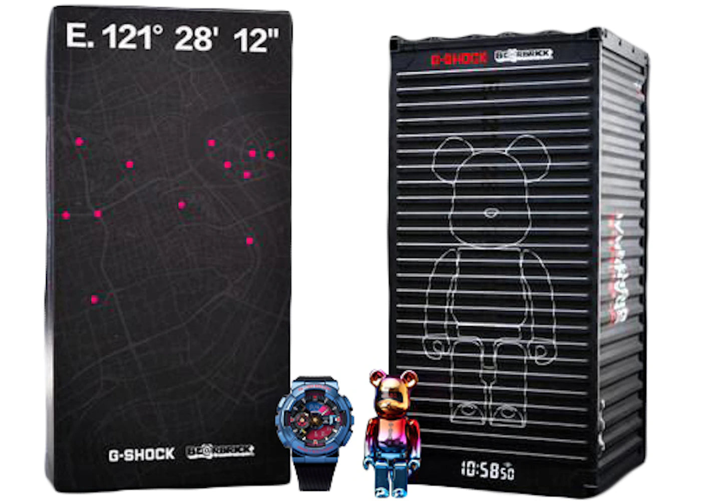 Bearbrick x G-Shock GM-110SN & 100% Blind Box Figure x1