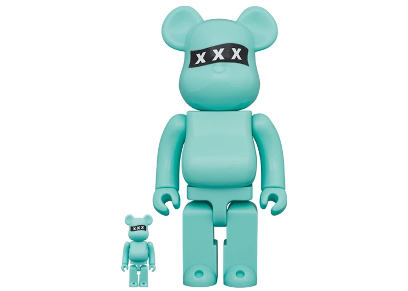 Bearbrick x GOD SELECTION XXX 10th Anniversary 100% & 400% Set