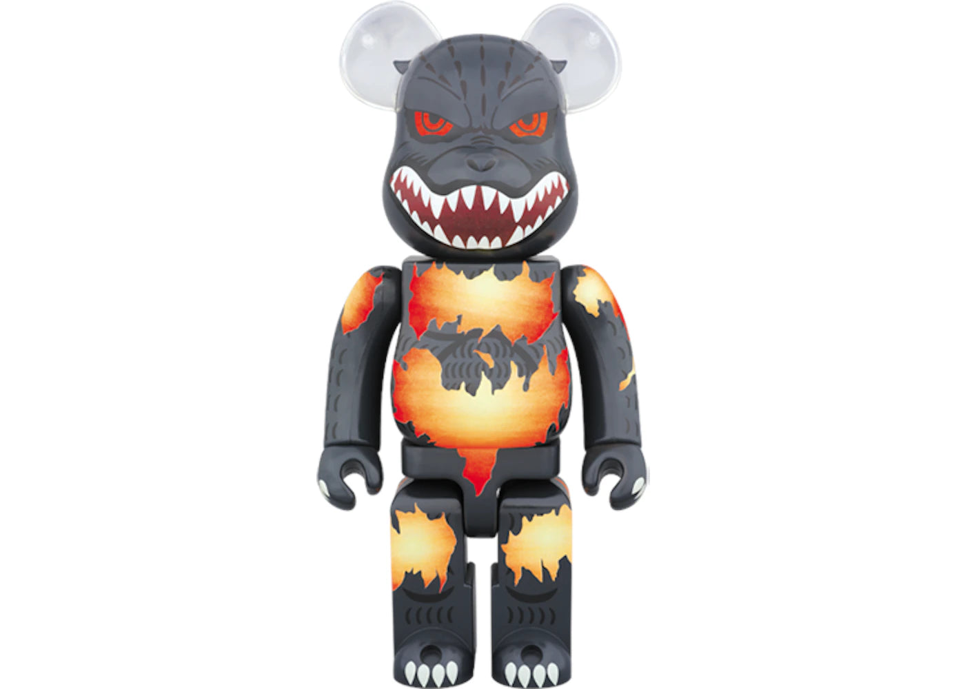 Bearbrick x Godzilla Dethgo Burning Edition 1000% Multi