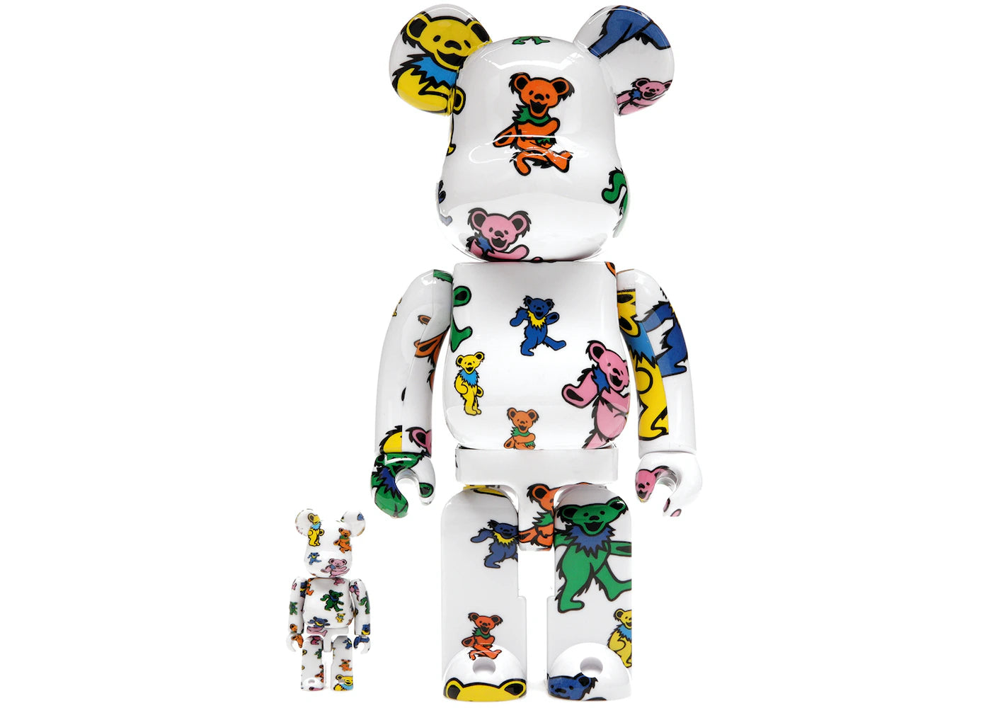 Bearbrick x Grateful Dead (Dancing Bear) 100% & 400% Set