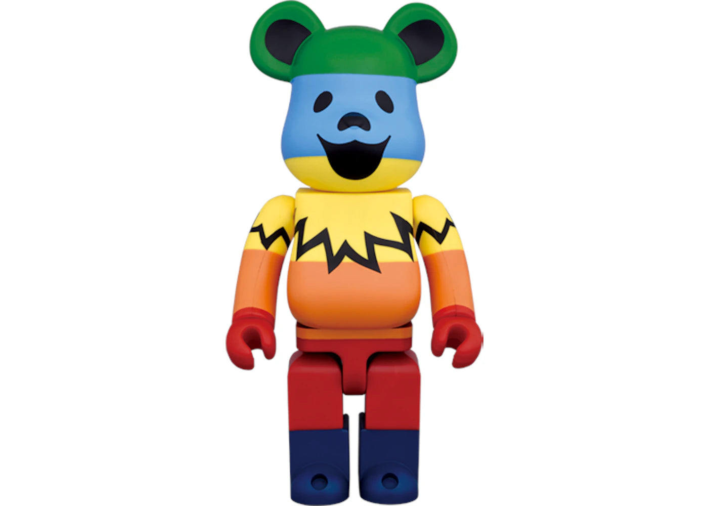 Bearbrick x Grateful Dead Dancing Bears 1000% Rainbow