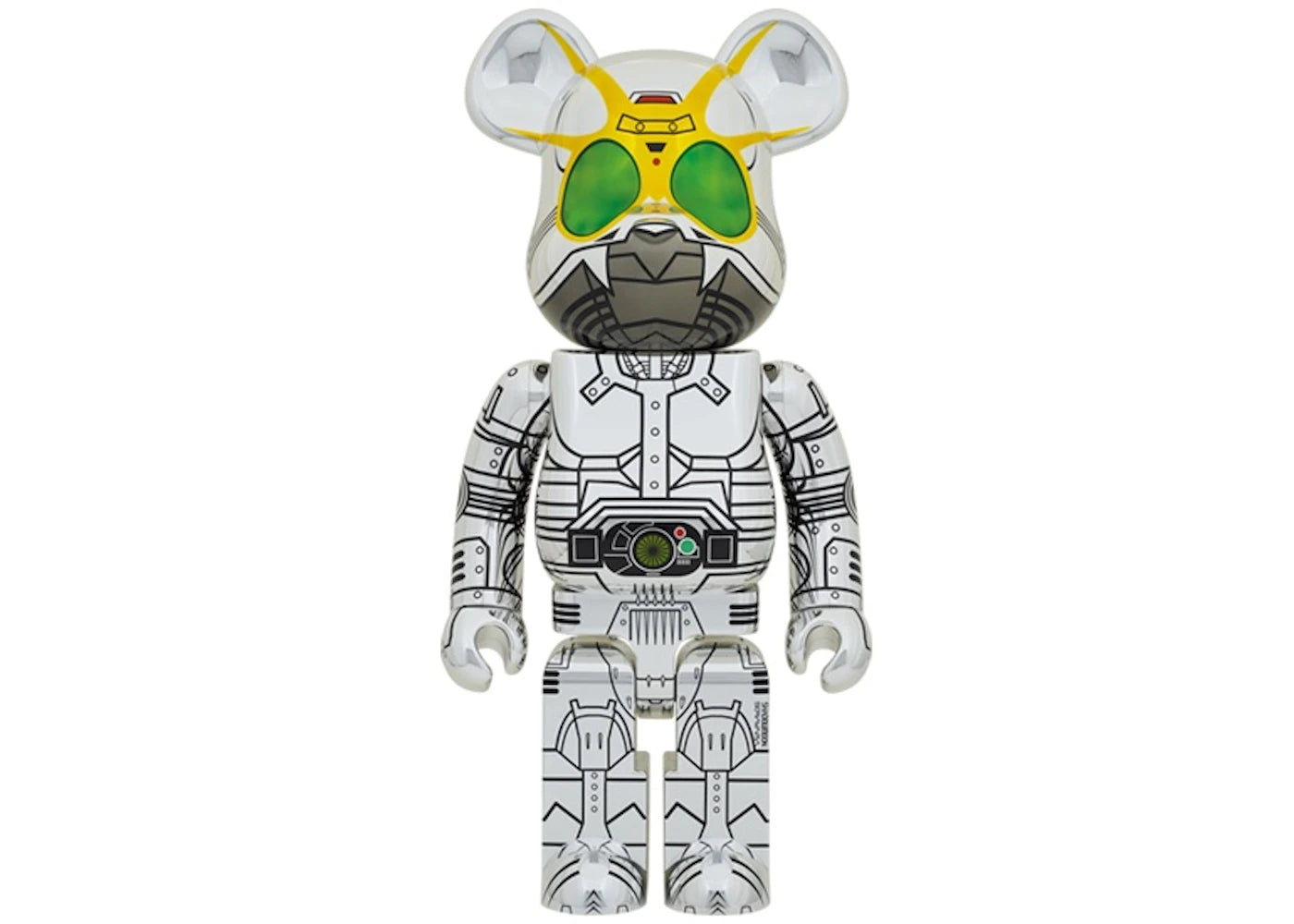 Bearbrick x Hajime Sorayama Shadow Moon (2G Exclusive) 1000%