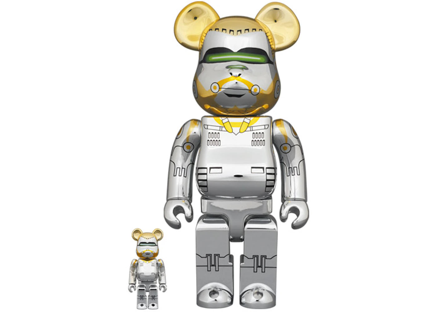 Bearbrick x Hajime Sorayama x The Weeknd (2G Exclusive) 100% & 400% Set