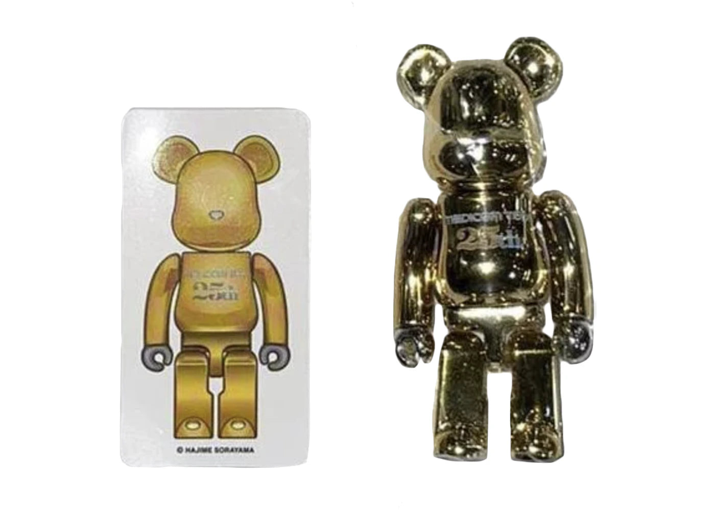 Bearbrick x Hajime Sorayama Series 42 100% Gold