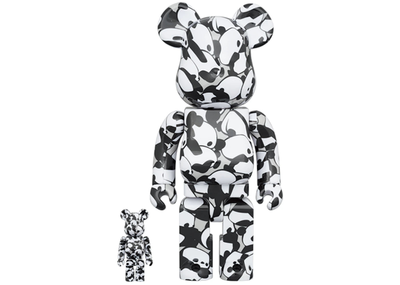 Bearbrick x Han Meilin (Panda) 100% & 400% Set