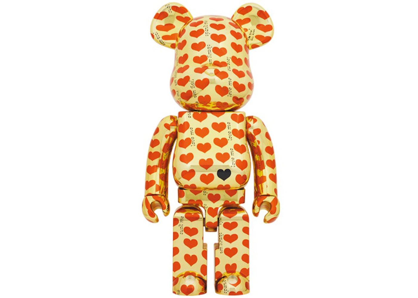 Bearbrick x Hide Gold Heart 1000%