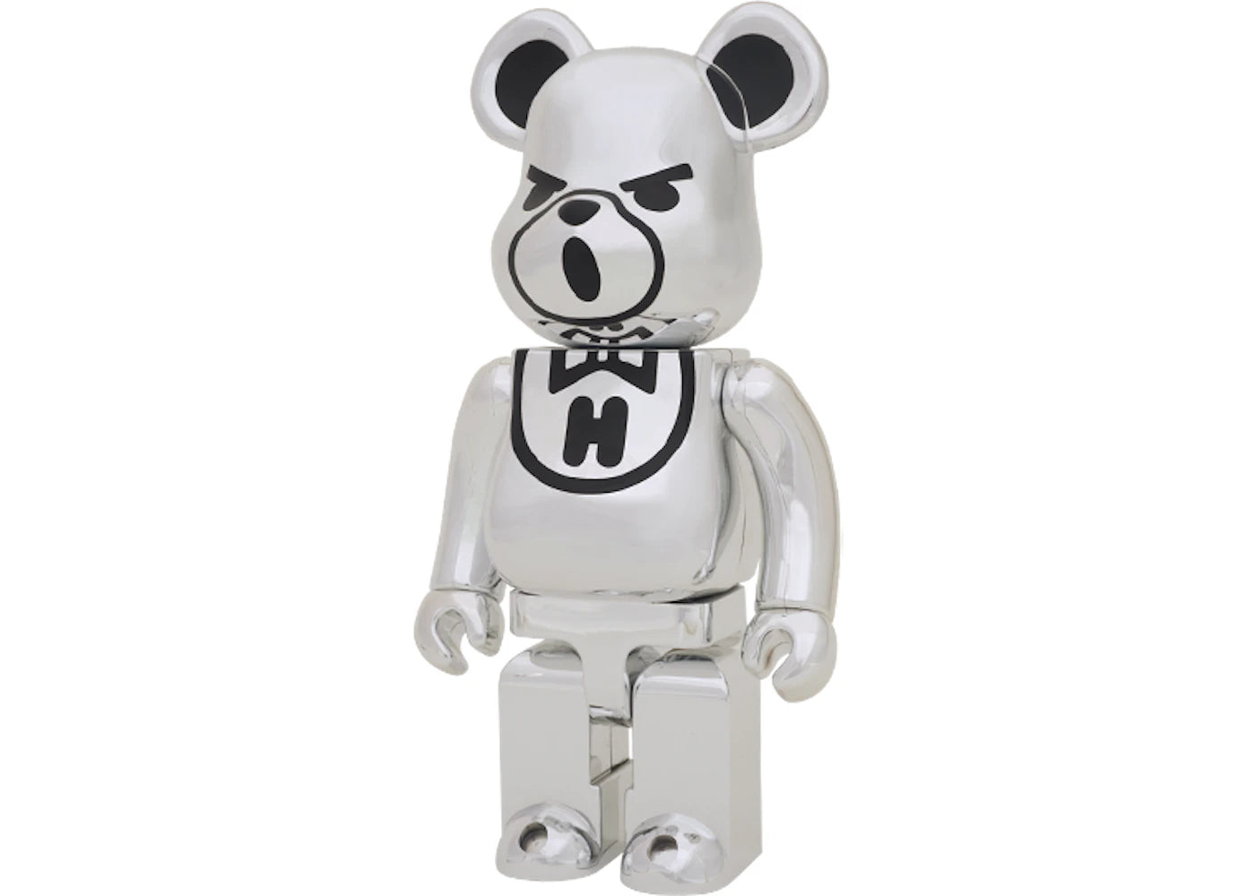 Bearbrick x Hysteric Glamour Chrome 400% Chrome