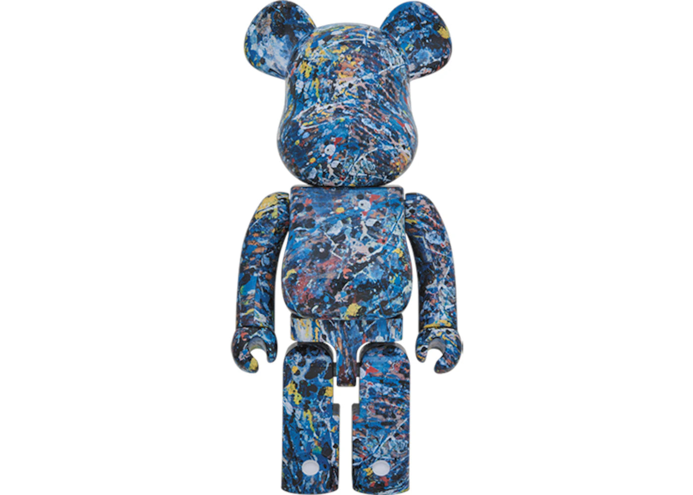 Bearbrick x Jackson Pollack Studio Water Print 1000% Multi