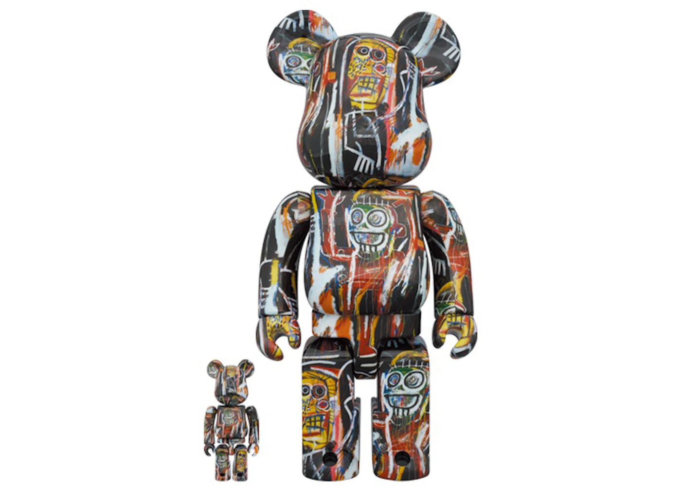 Bearbrick x Jean-Michel Basquiat #11 100% & 400% Set