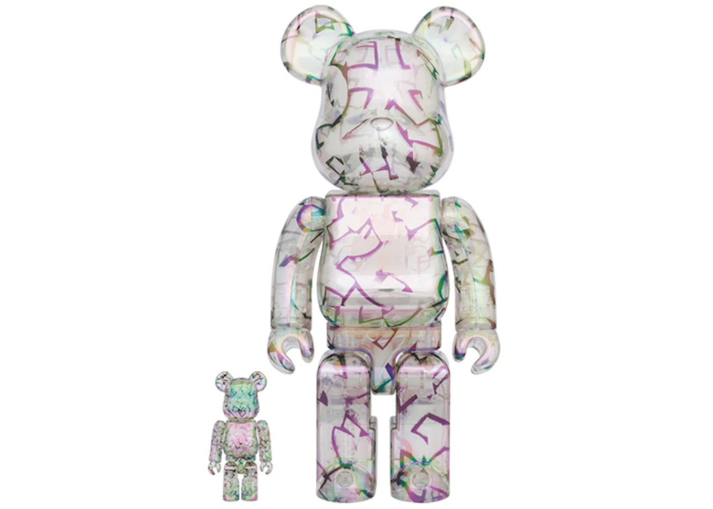 Bearbrick x Jimmy Choo x Eric Haze Curated By: Poggy 100% & 400% Set Light Up