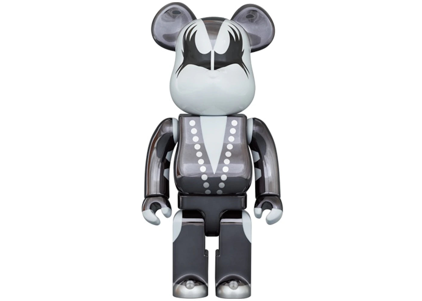 Bearbrick x KISS Demon 1000% Chrome Ver.