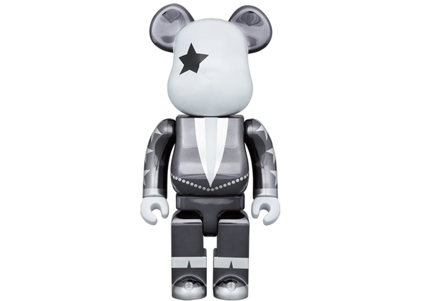 Bearbrick x KISS Star Child 1000% Chrome Ver.