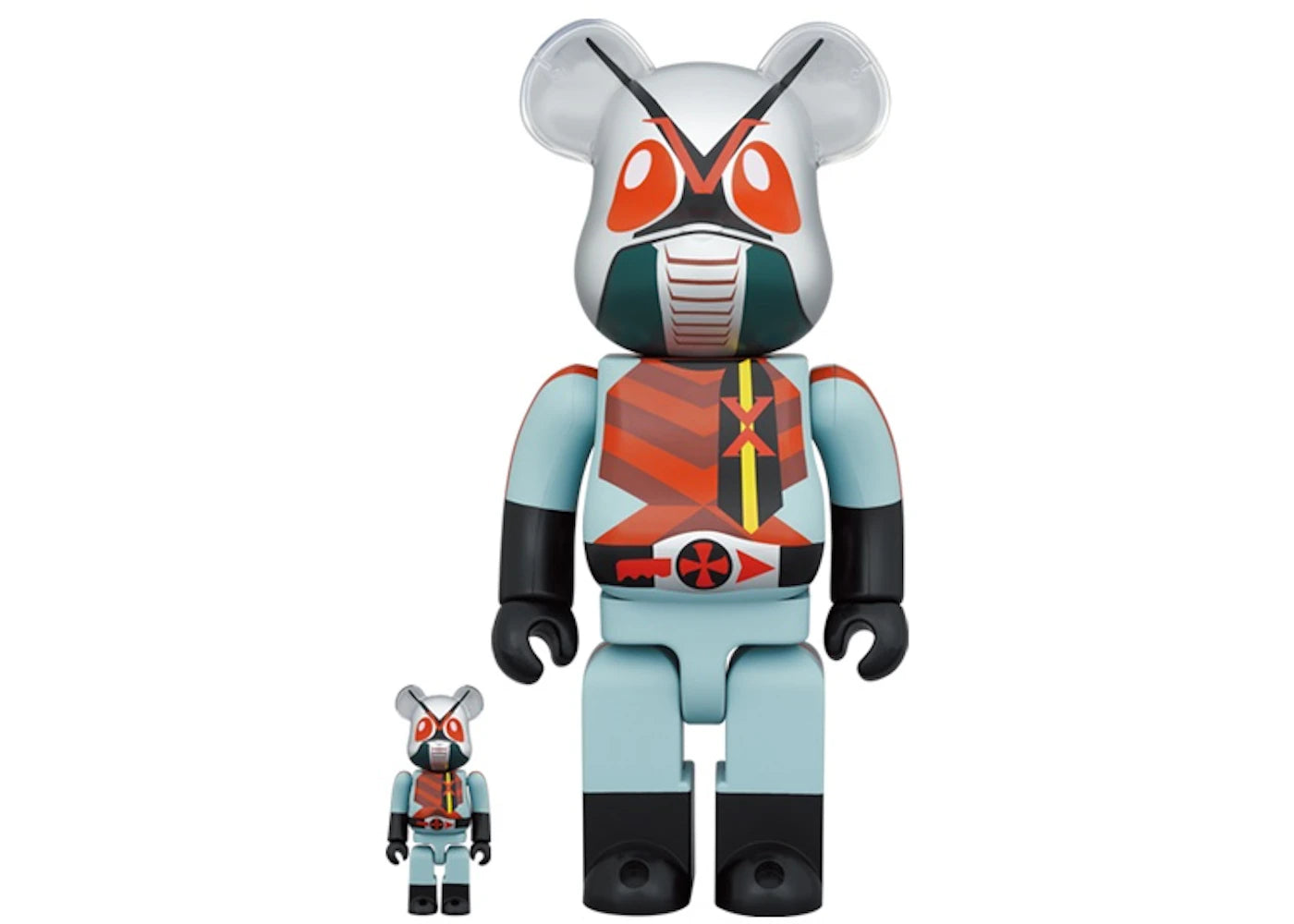 Bearbrick x Kamen Rider X 100% & 400% Set