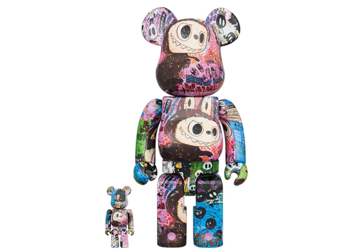 Bearbrick x Kasing Lung (2G Exclusive) 100% & 400% Set