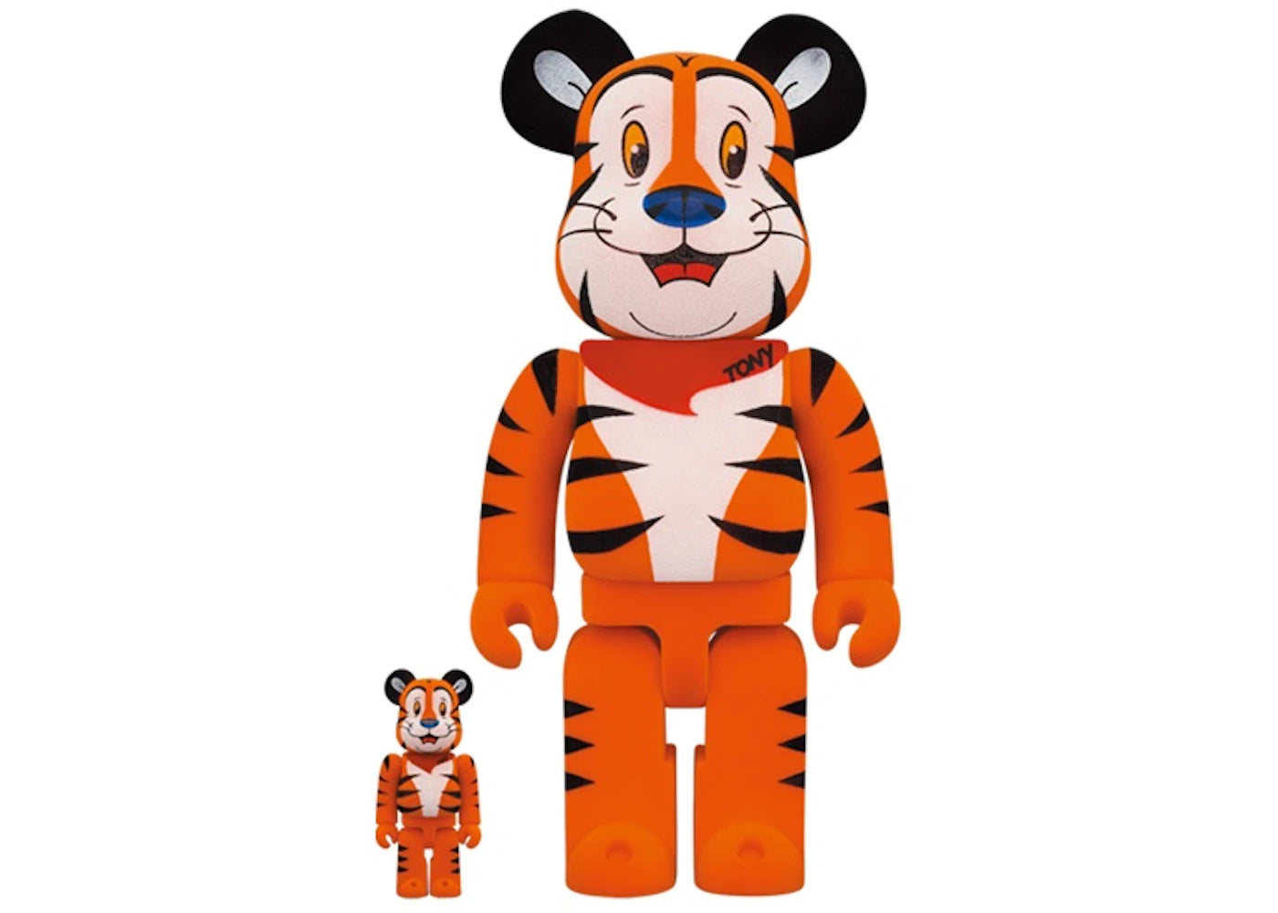 Bearbrick x Kellogg's Tony the Tiger Flocky Ver. 100% & 400% Set