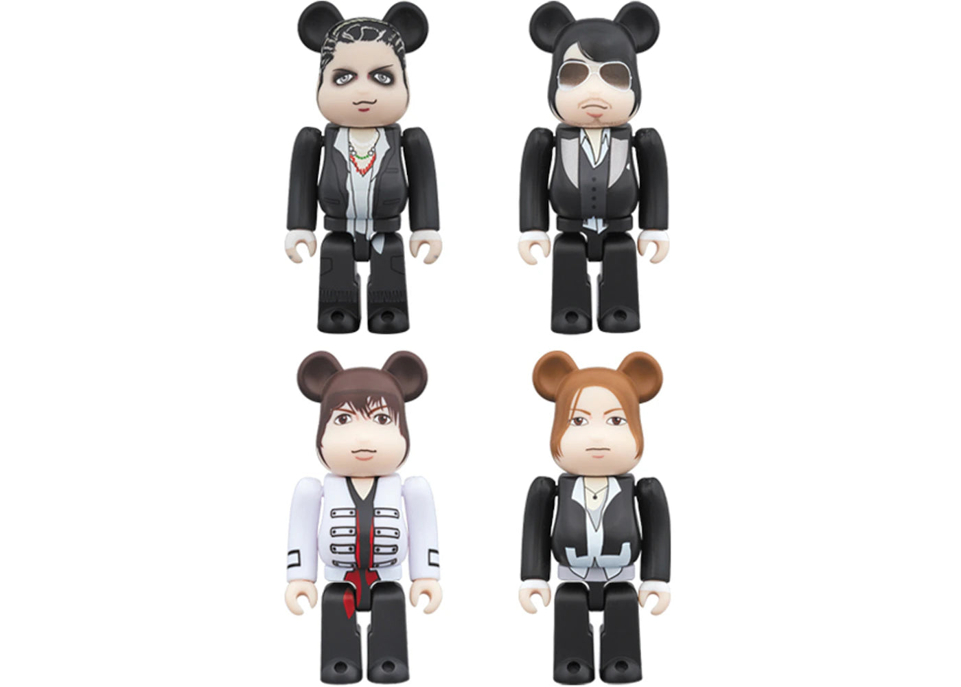 Bearbrick x L'Arc-en-Ciel 100% (set of 4) Multi