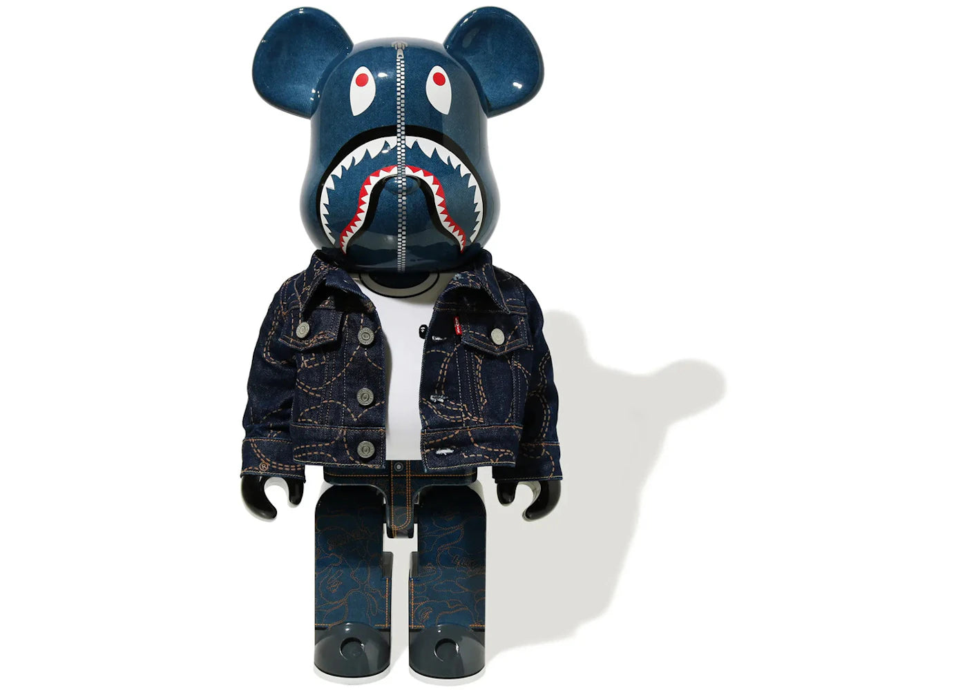 Bearbrick x BAPE x Levi's 1000%