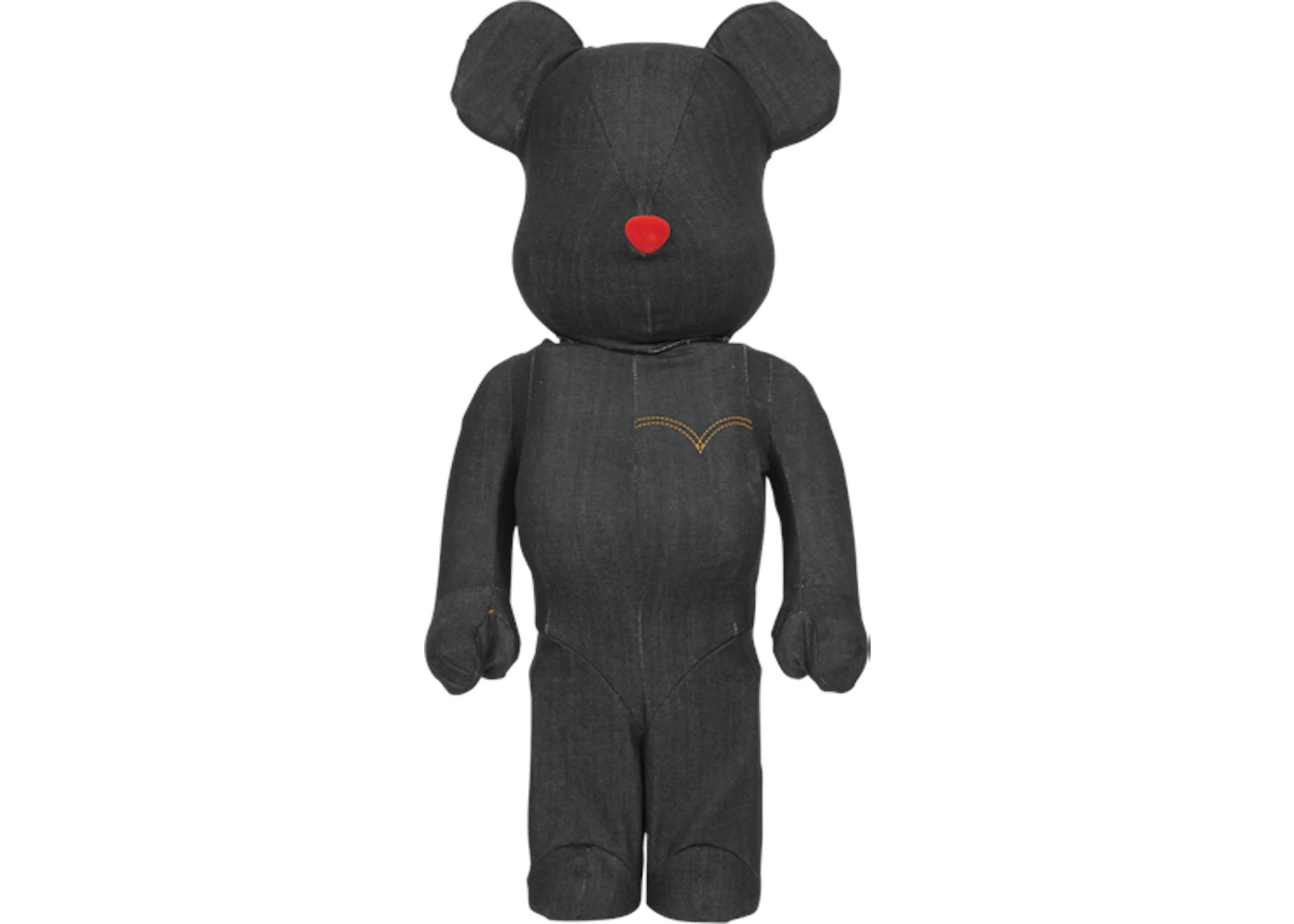 Bearbrick x Levi's Black 1000% Denim