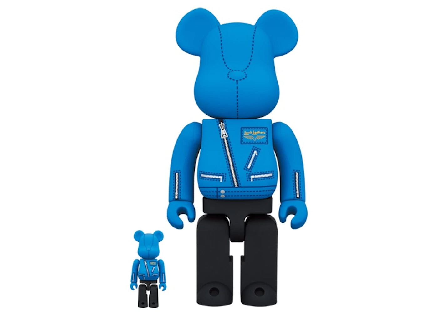 Bearbrick x Lewis Leathers Cyclone 100% & 400% Set