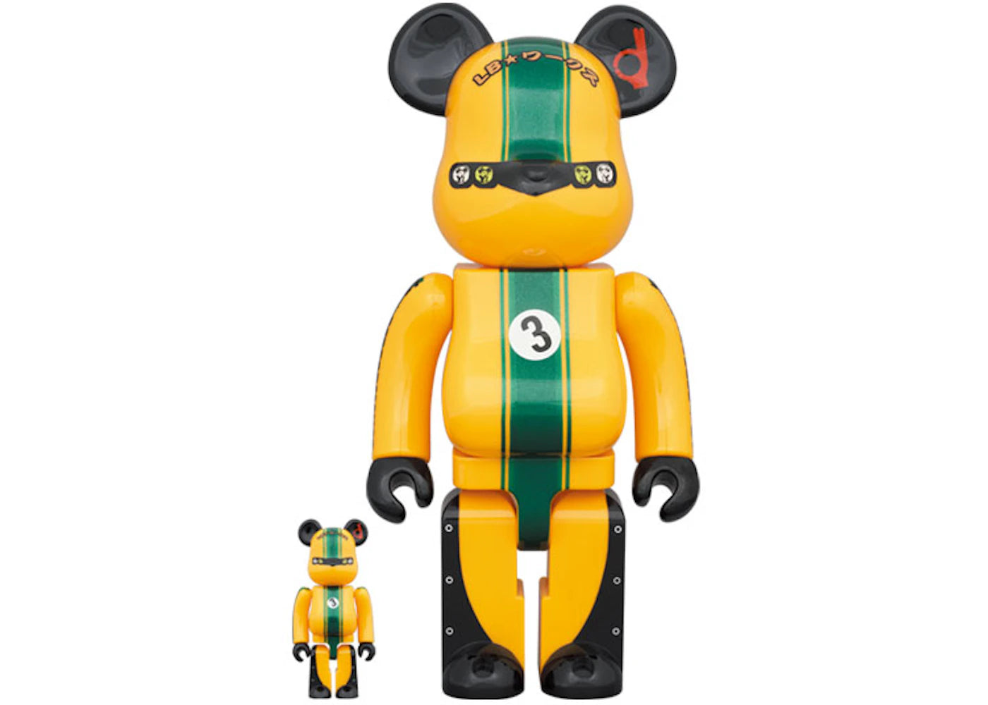 Bearbrick x Liberty Walk Ribanna-kun 100% & 400% Set