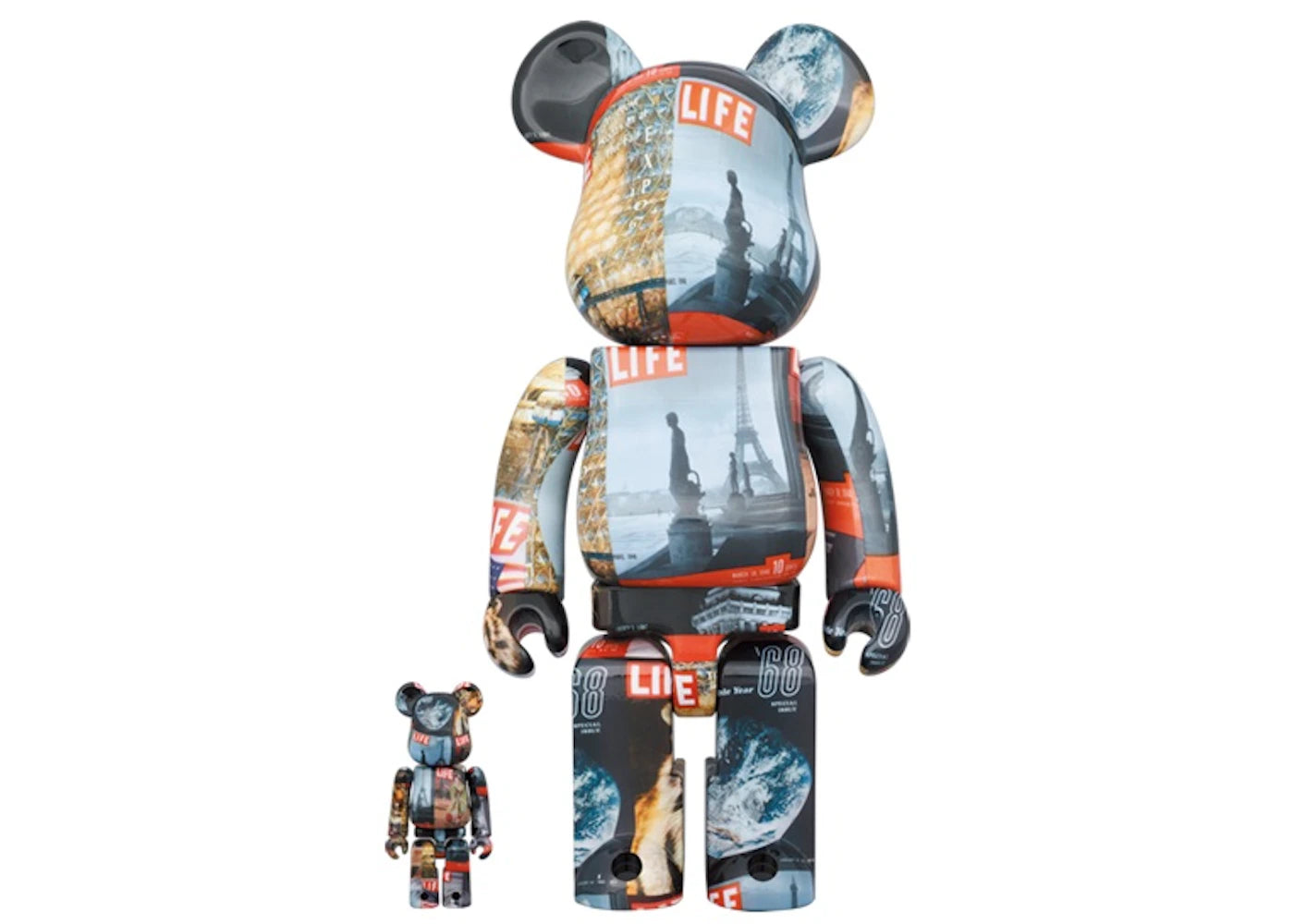 Bearbrick x Life Magazine 100% & 400% Set