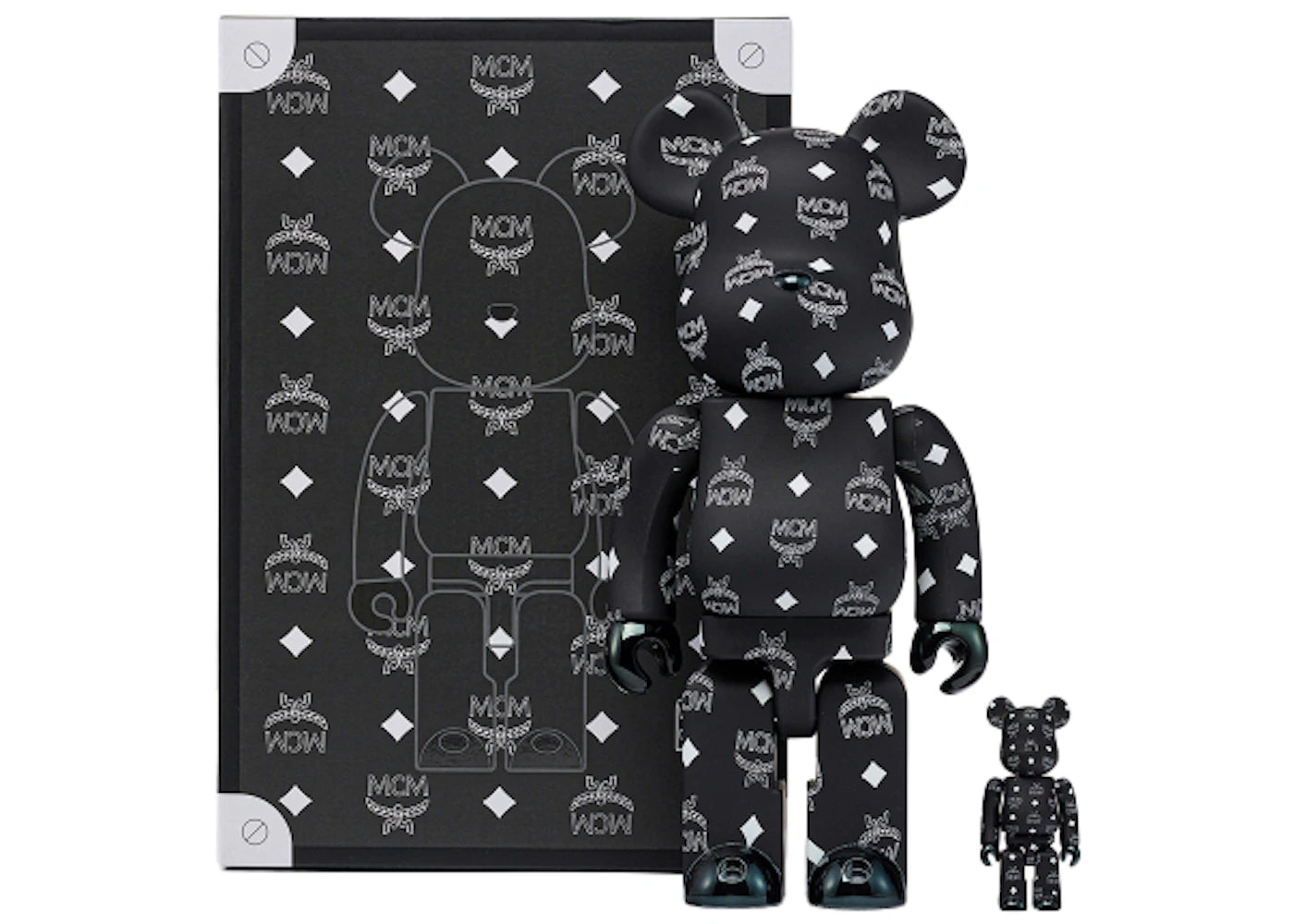 Bearbrick x MCM 100% & 400% Set