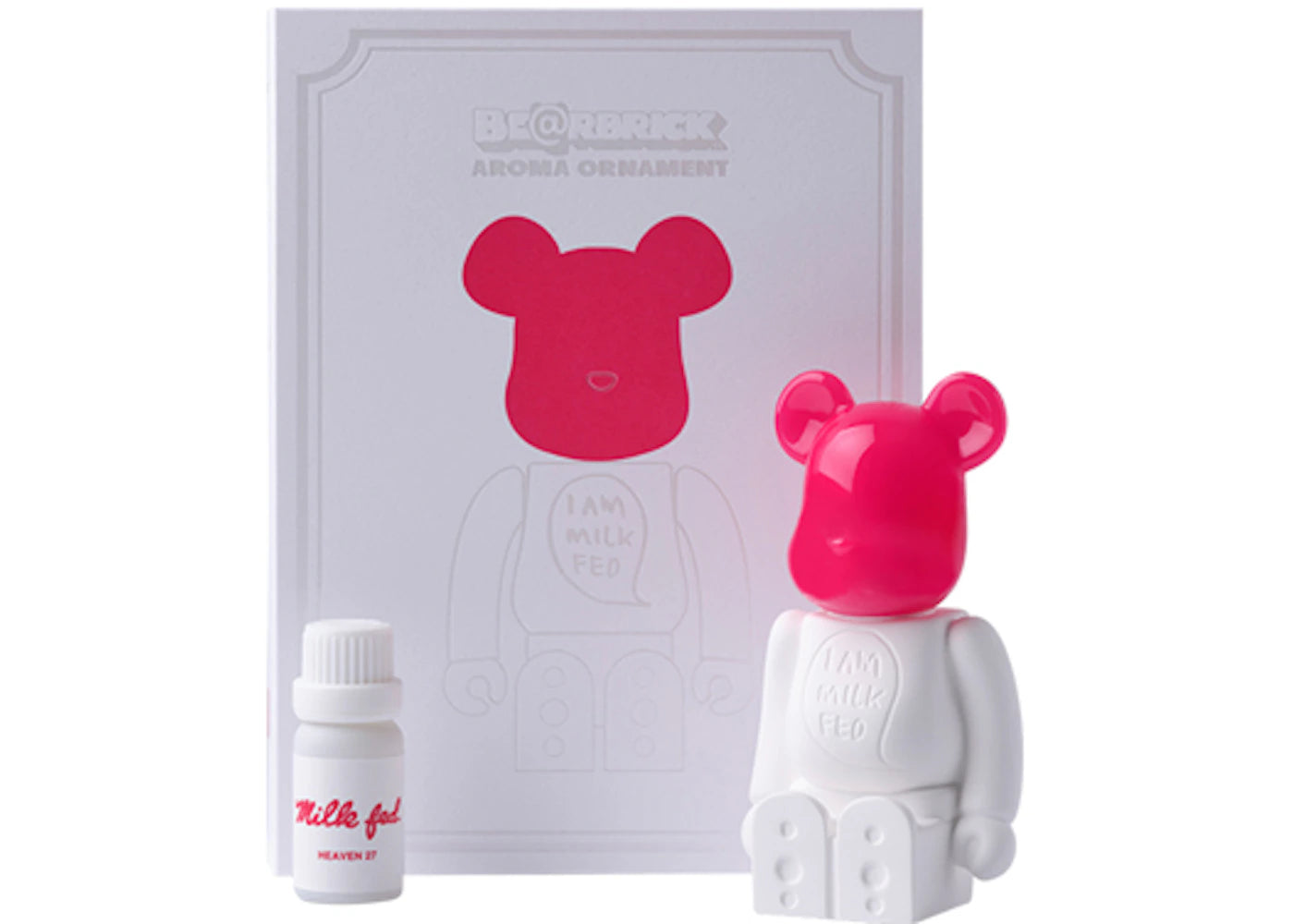 Bearbrick x MILKFED. No.27 Aroma Ornament White/Pink