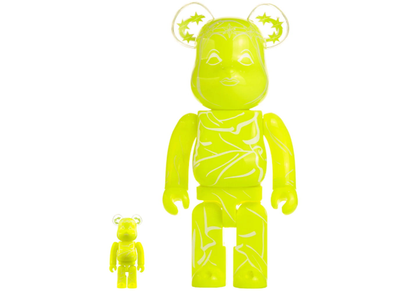 Bearbrick x MSGM 100% & 400% Set Green