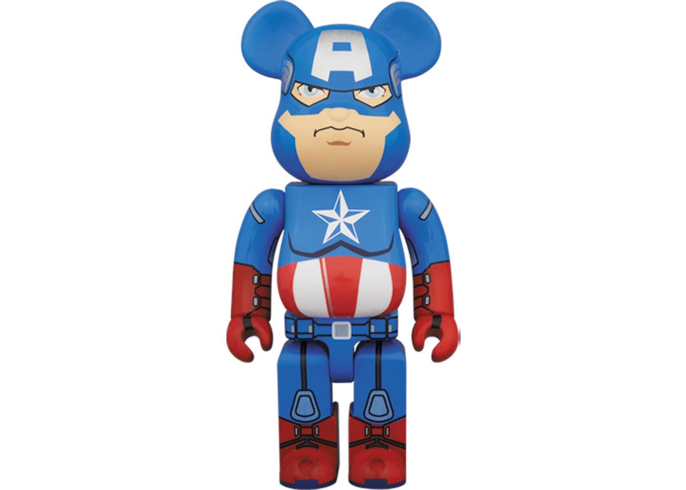 Bearbrick x Marvel Captain America 400% Blue