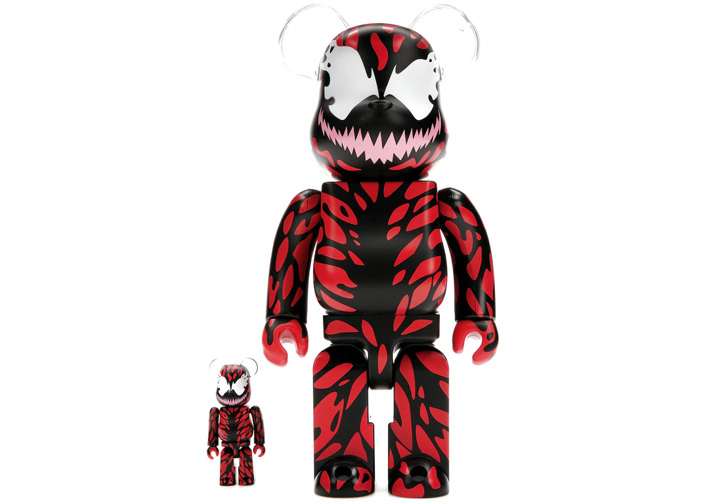 Bearbrick x Marvel Carnage 100% & 400% Set