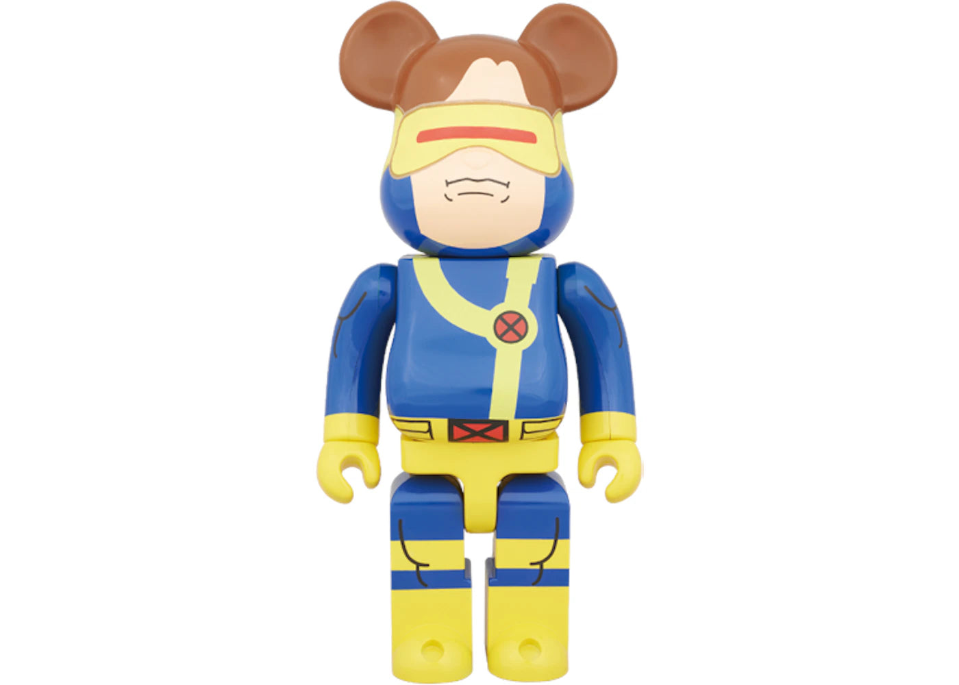 Bearbrick x Marvel Cyclops 400% Blue/ Yellow