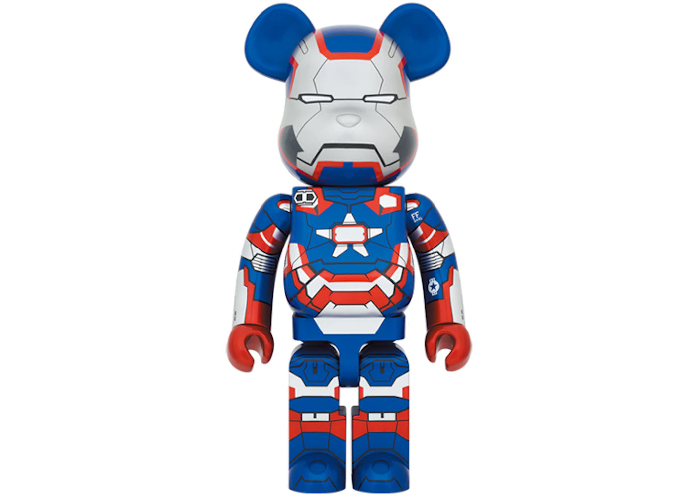 Bearbrick x Marvel Iron Man 3 (Iron Patriot) 1000%