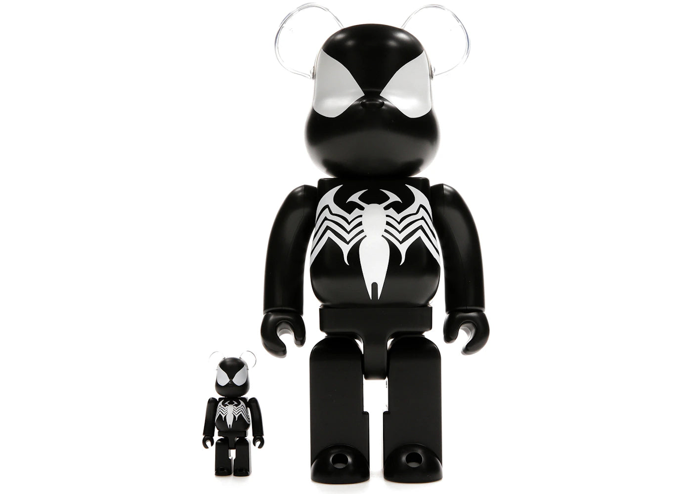 Bearbrick x Marvel Spider-Man Black Costume 100% & 400% Set