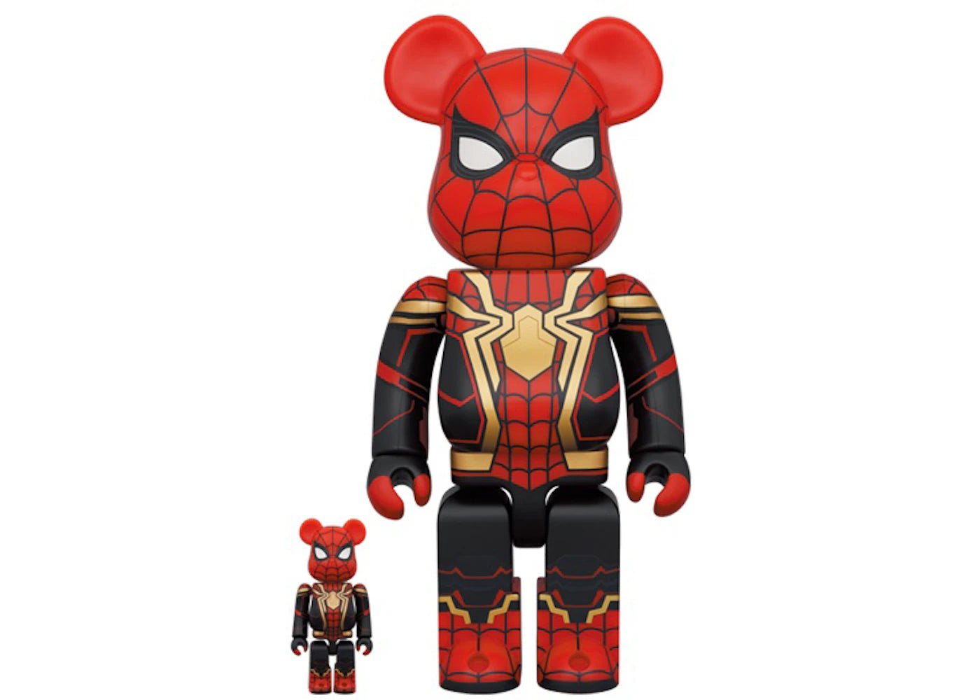 Bearbrick x Marvel Spider-Man (Integrated Suit) 100% & 400% Set