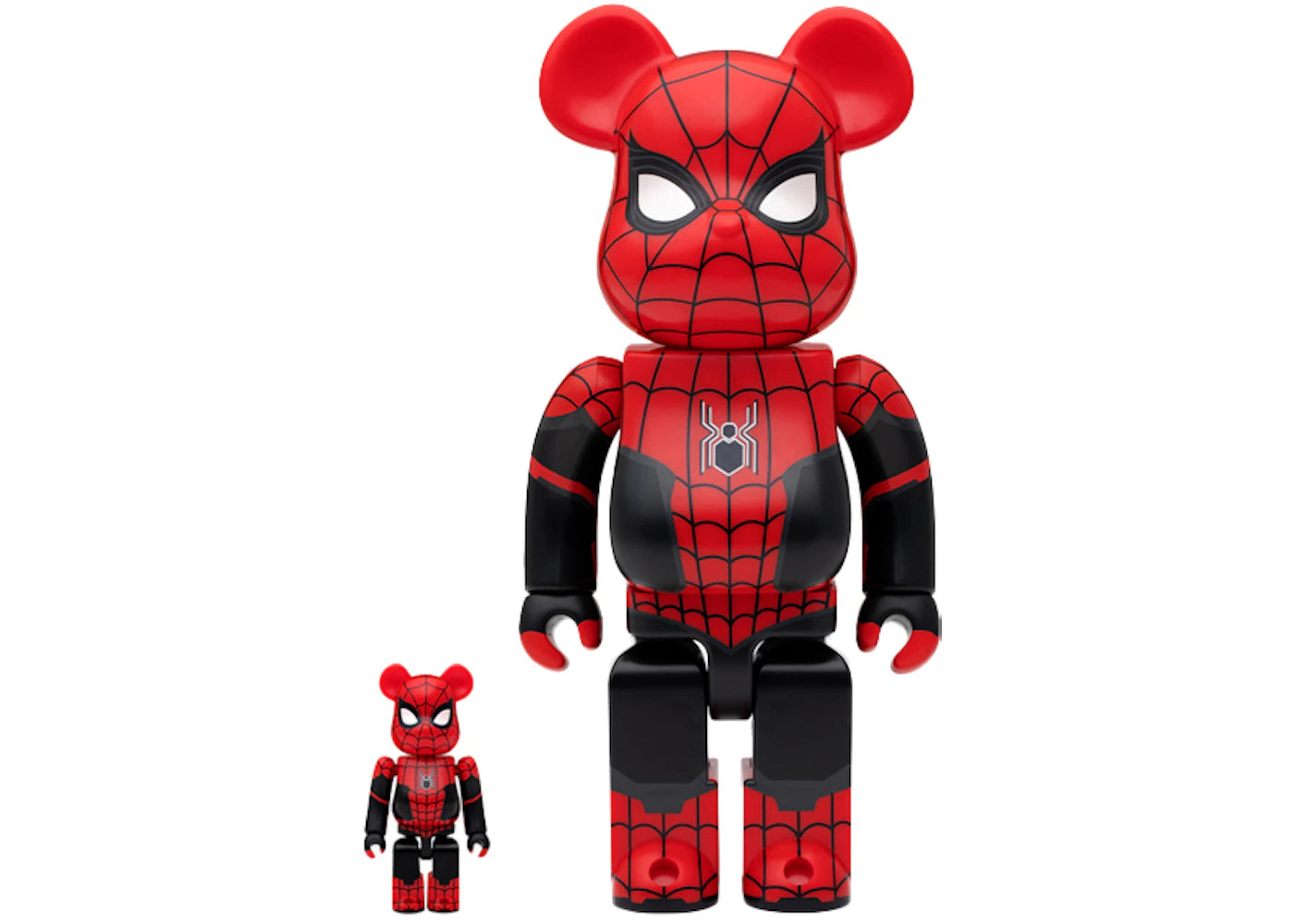 Bearbrick x Marvel Spider-Man: No Way Home (Spider-Man Upgraded Suit) 100% & 400% Set