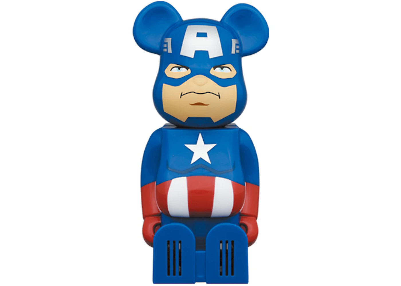 Bearbrick x Marvel x Cleverin Captain America Air Freshener Blue