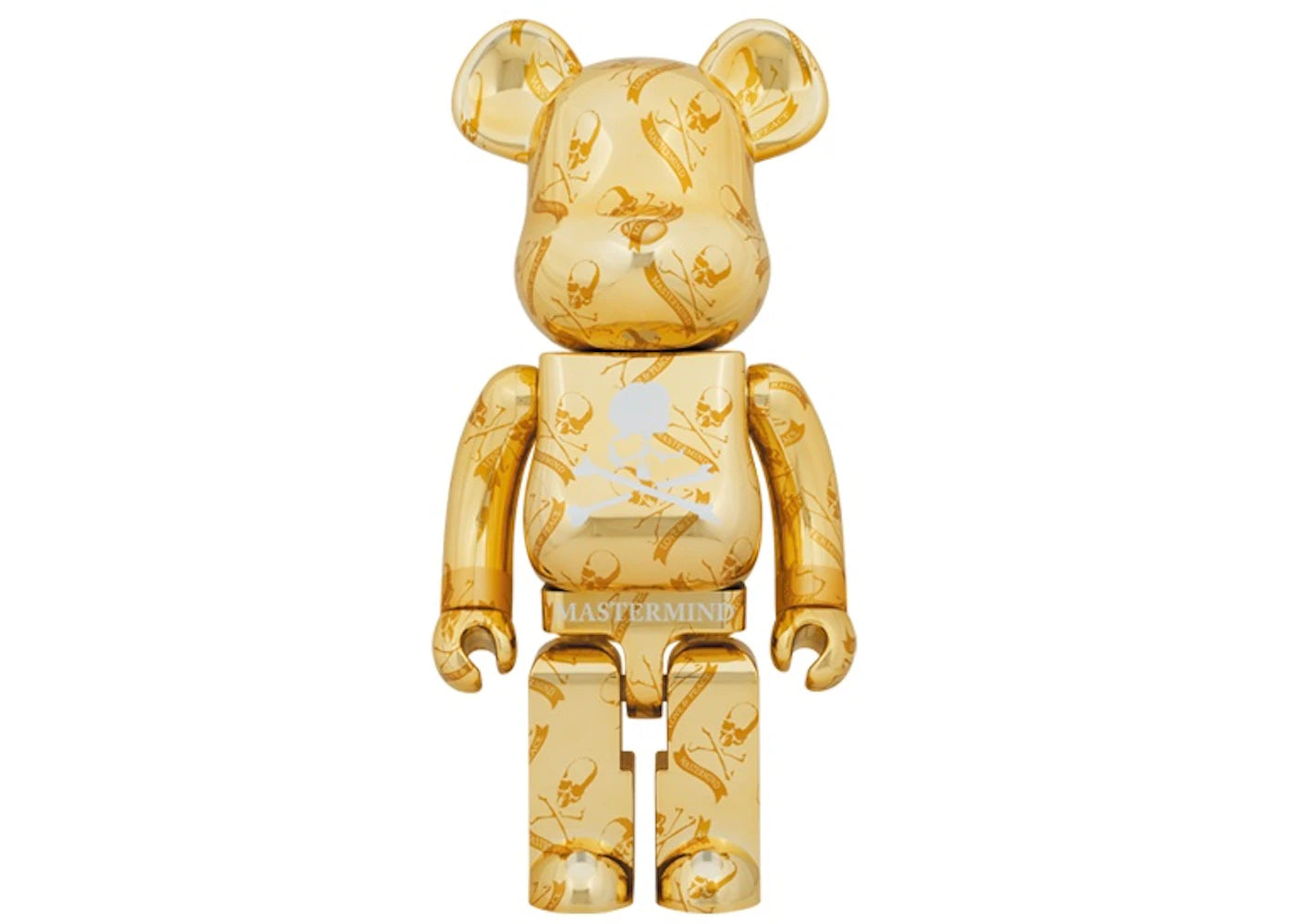 Bearbrick x Mastermind World 1000% Gold