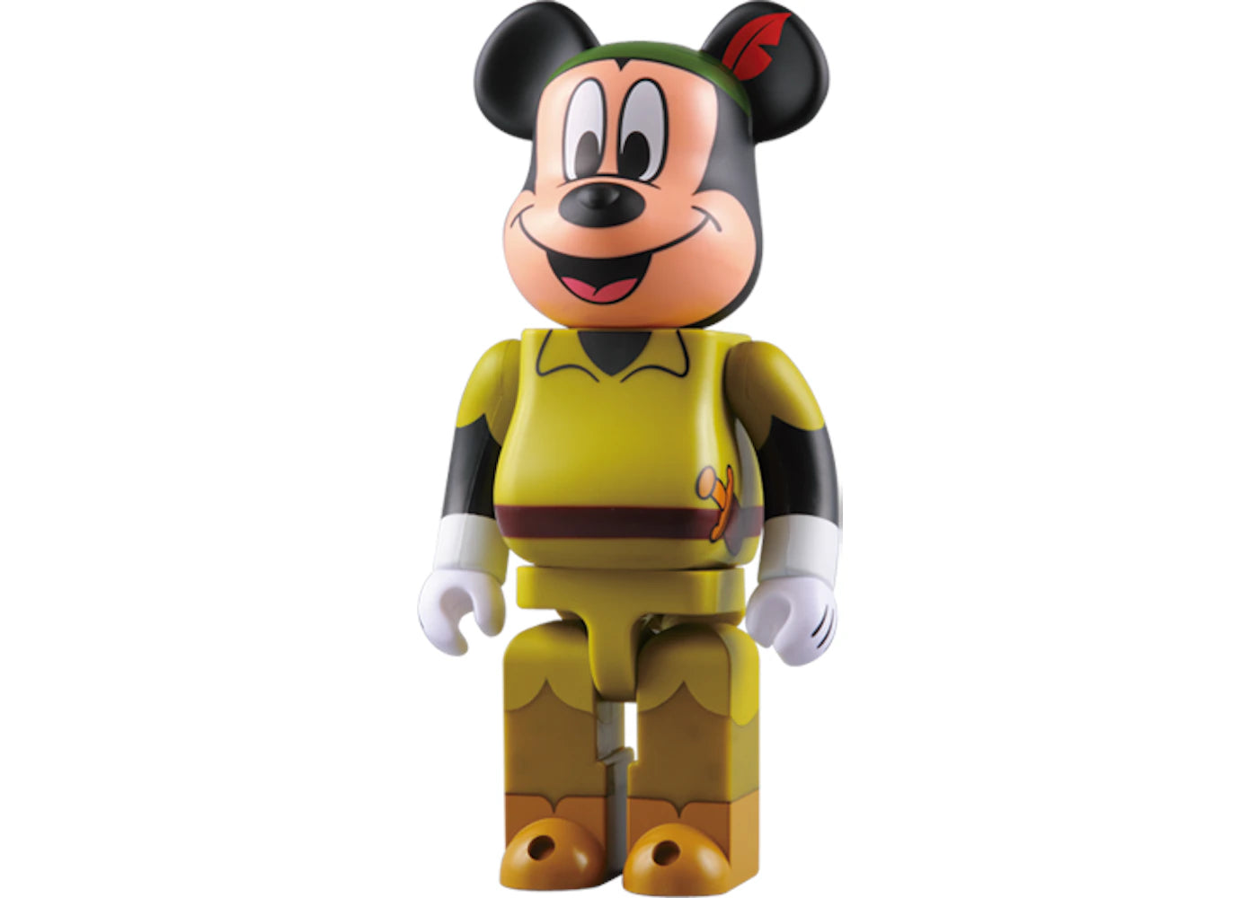 Bearbrick x Mickey Mouse Peter Pan 400% Green