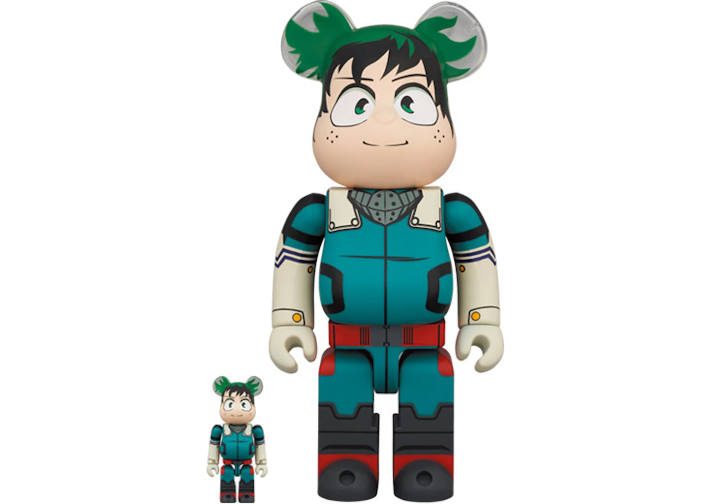 Bearbrick x My Hero Academia Izuku Midoriya 100% & 400% Set