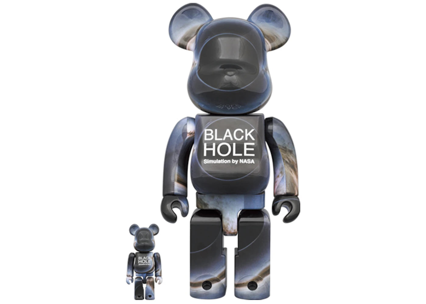 Bearbrick x NASA Black Hole 100% & 400% Set