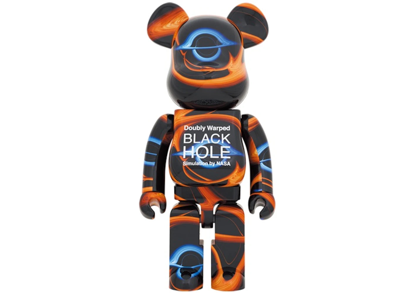 Bearbrick x NASA Doubly Warped Black Hole 1000%