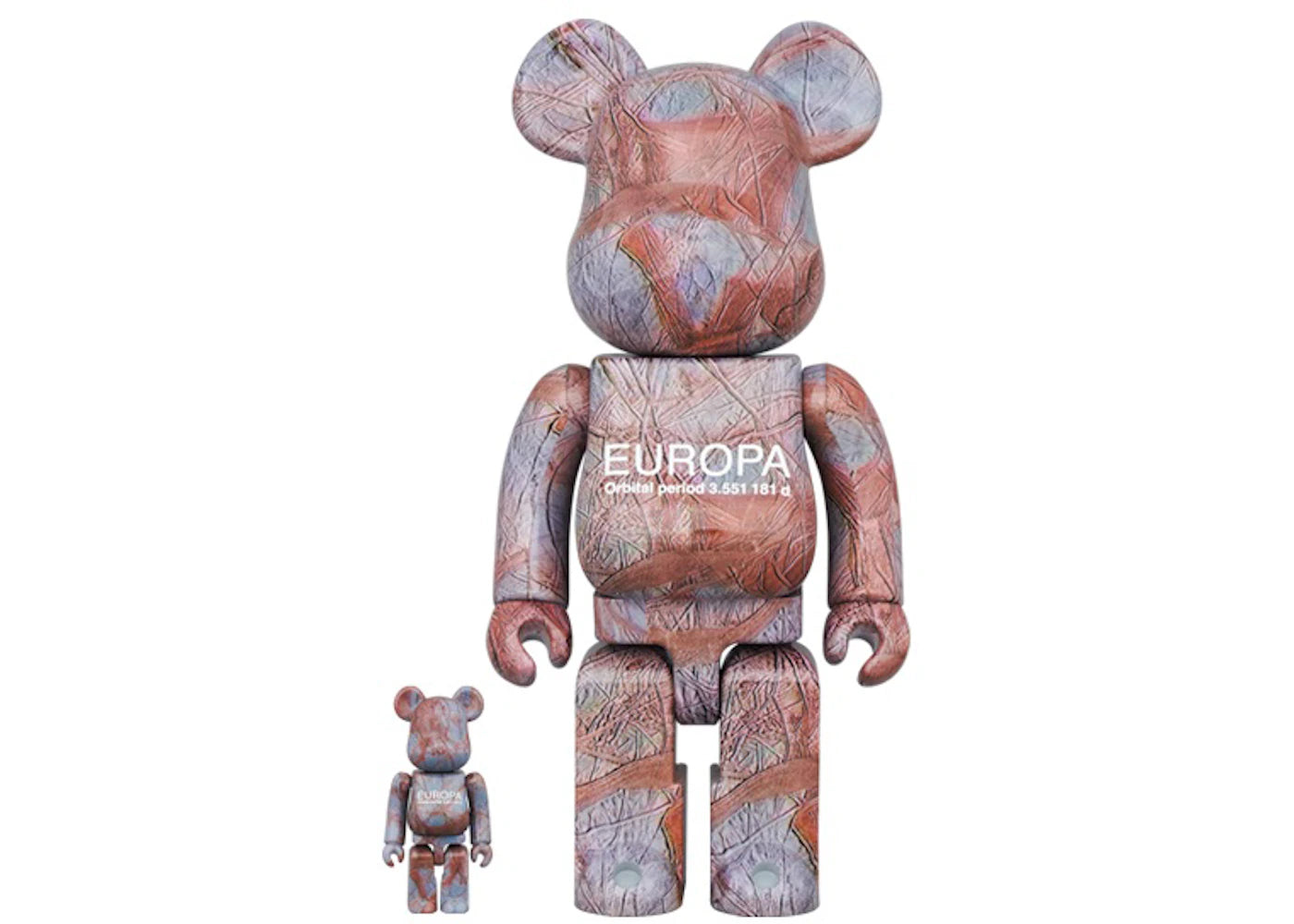 Bearbrick x NASA Europa (2G Exclusive) 100% & 400% Set