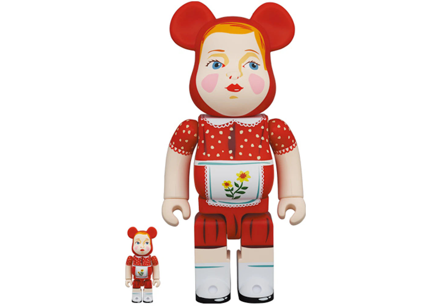 Bearbrick x Nathalie Lete Chaperon Rouge 100% & 400% Set