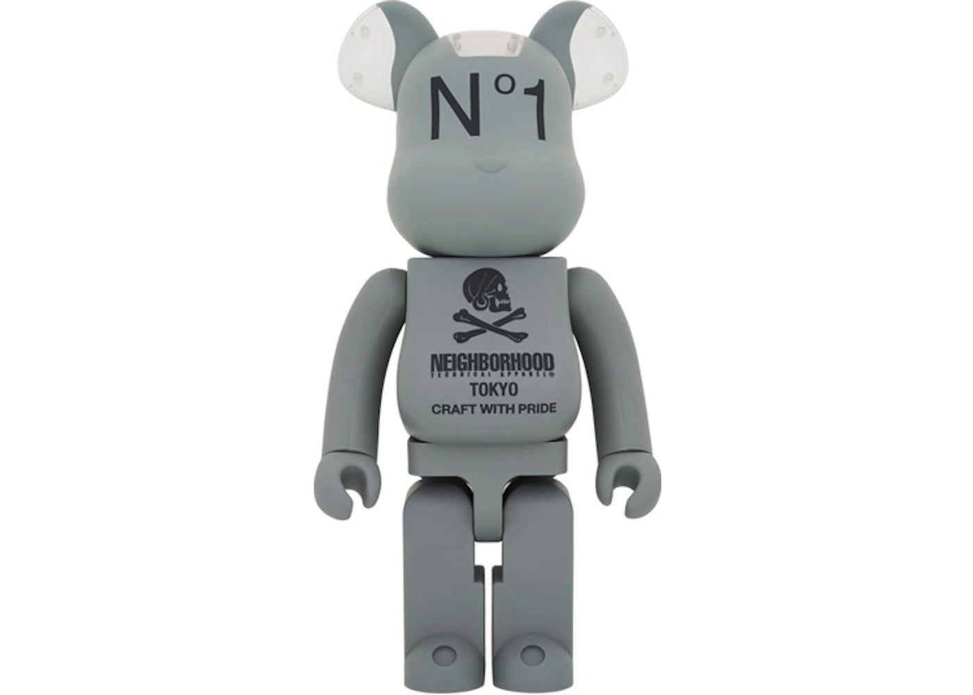 Bearbrick x Neighborhood 1000% Grey